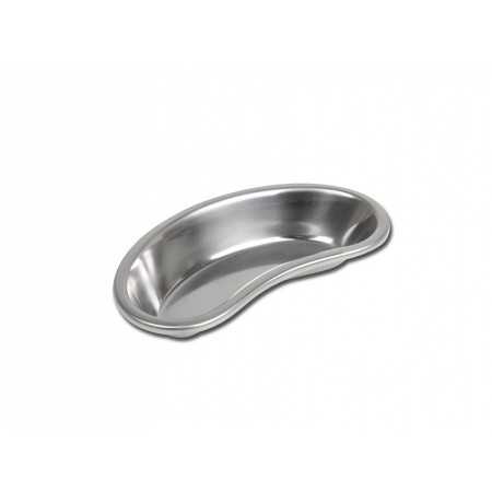 Lavabo de riñón de acero inoxidable - profundidad 247x122x43 mm