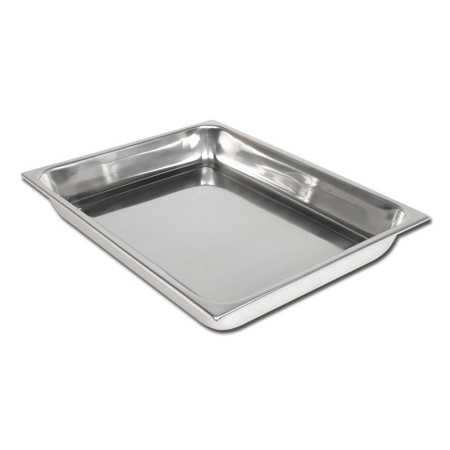 Vassoio acciaio inox 380x304x50 mm