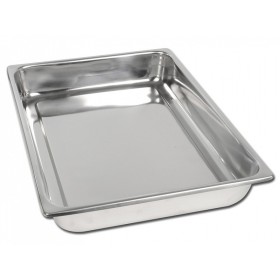 Vassoio acciaio inox 440x320x64 mm