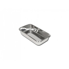 Vassoio acciaio inox 223x126x45 mm