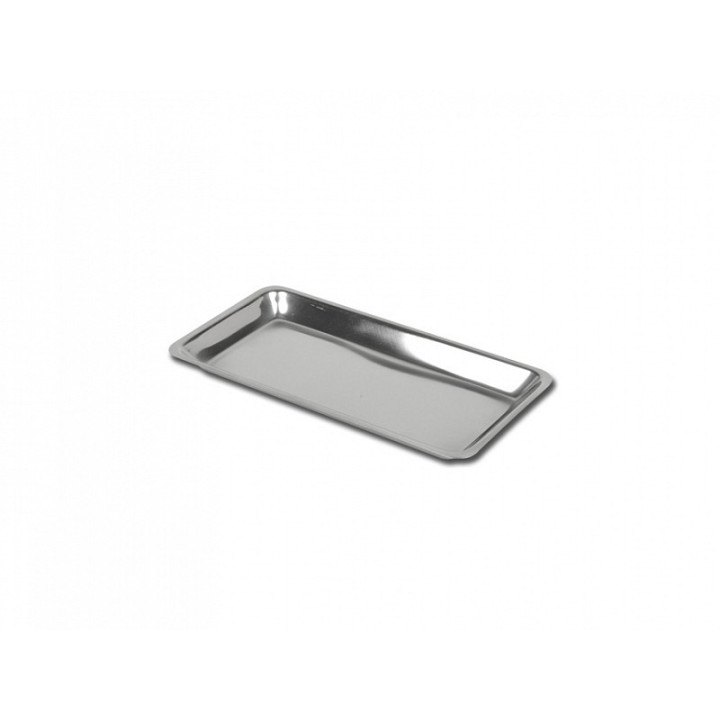 Tandbricka i rostfritt stål 208x109x15 mm