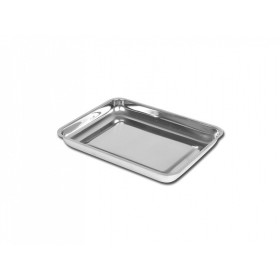 Vassoio acciaio inox 210x160x25 mm