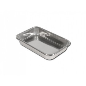 Vassoio acciaio inox 264x172x47 mm