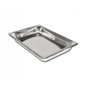 Vassoio acciaio inox 355x254x50 mm