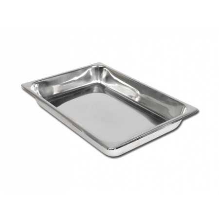 Vassoio acciaio inox 355x254x50 mm