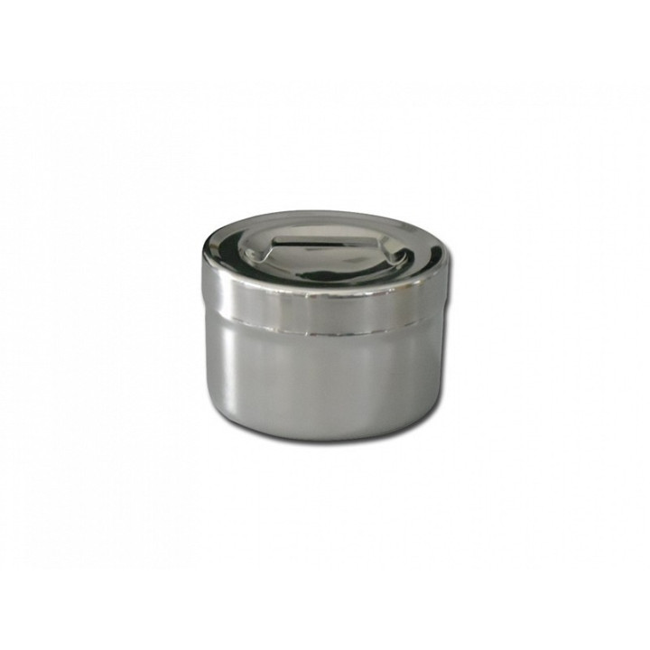 Vatbeholder i rustfrit stål, diam. 106x66mm - 0,5 liter