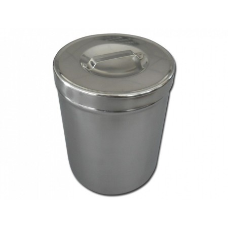 Edelstahl-Baumwollhalter mit Durchmesser 127x162 mm - 2 Liter