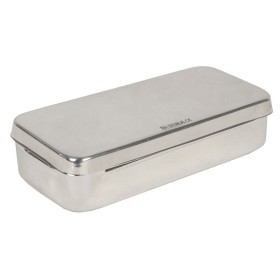 Scatola acciaio inox 18x8x4 cm