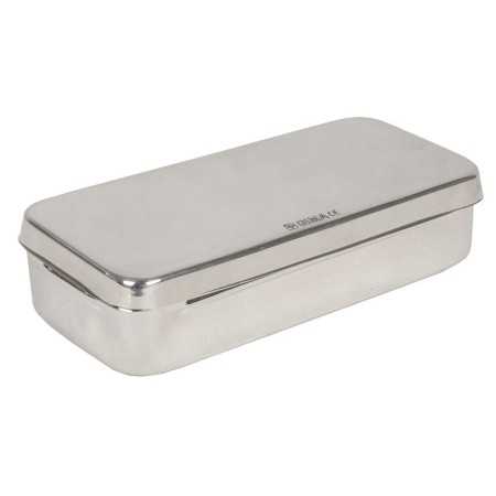 Stainless steel box 18x8x4 cm