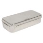 Stainless steel box 18x8x4 cm