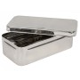 Stainless steel box 20x10x6 cm