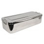 Rvs doos 50x20x10cm - met handvatten