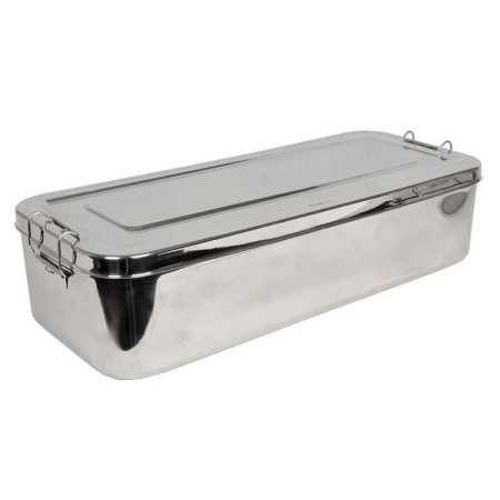 Rostfri låda 50x20x10cm – med handtag