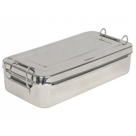 Cutie inox 25x12,5x4,6cm - cu manere