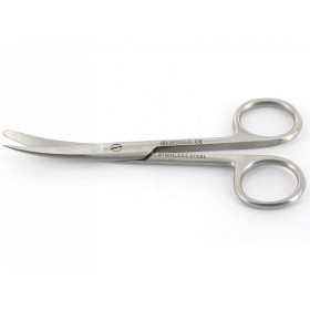 Curved scissors with alternate tips - 20 cm