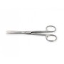 Gerade Schere mit abwechselnd spitzen Enden - 16 cm