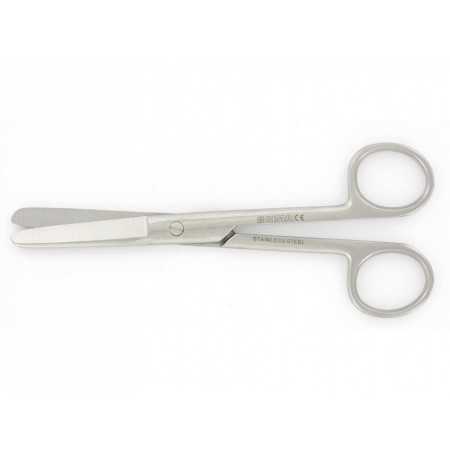 Straight scissors with blunt tips - 14.5 cm