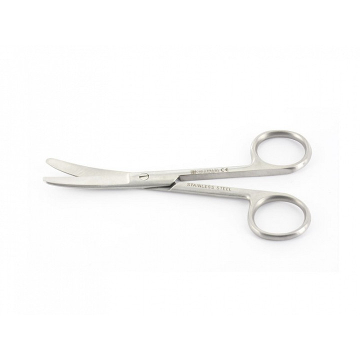 Buede sakse med stumpe spidser - 14,5 cm