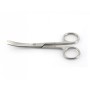 Tesoura curva de pontas alternadas - 16 cm