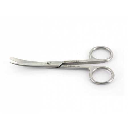 Curved scissors with alternate tips - 16 cm