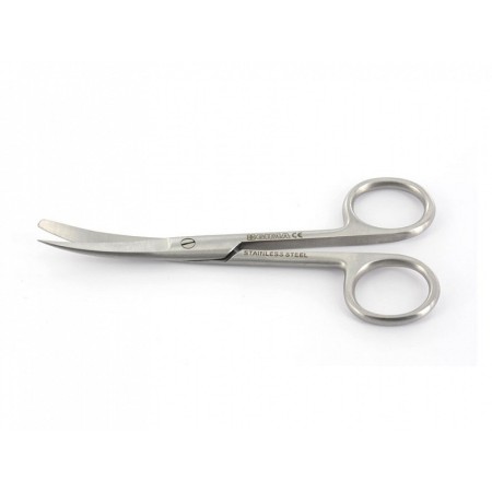 Gebogene Schere mit abwechselnd spitzen Enden – 16 cm