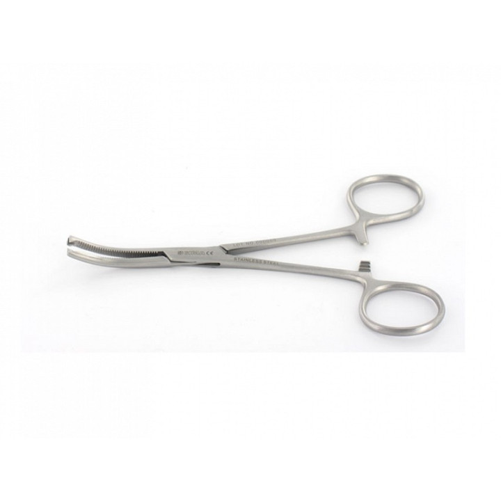 Pensă Kocher - curbă - 14 cm