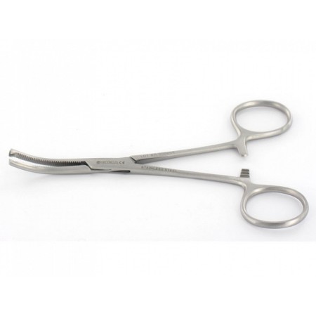 Kocher-tång - böjd - 20 cm