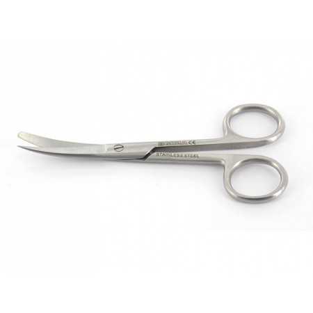 Curved scissors - alternate tips - 18 cm