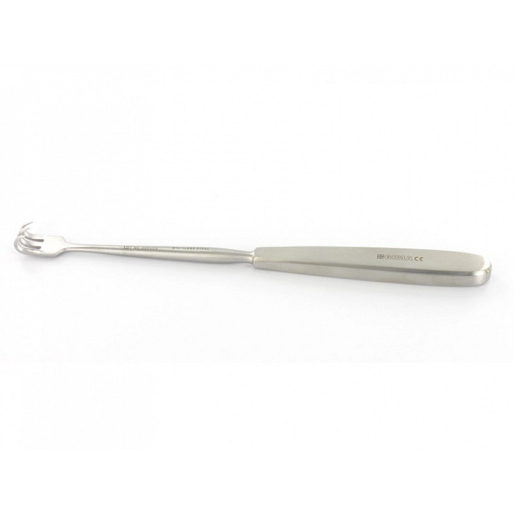 Volkmann retractor 3 sharp teeth - 22 cm