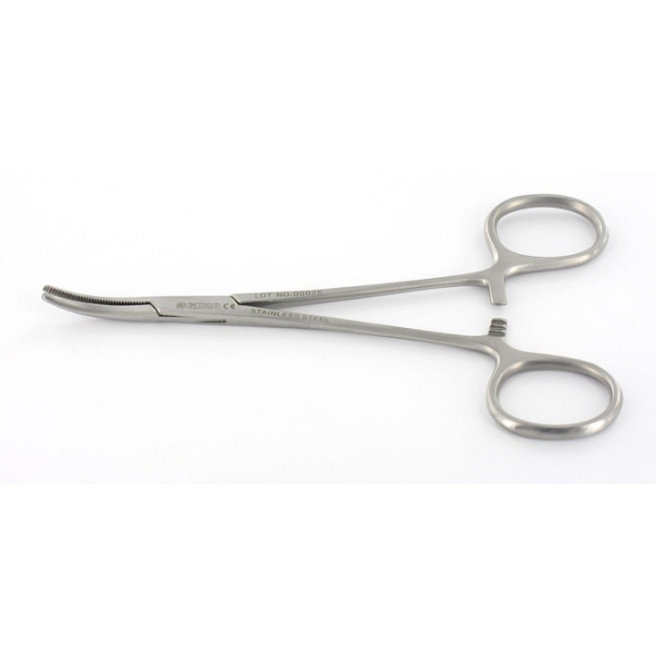 Pinza mosquito curva - 14 cm