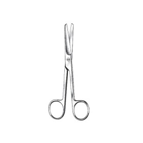 Tesoura reta - pontas rombas - 20 cm
