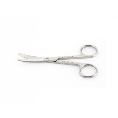 Tesoura curva - pontas rombas - 11,5 cm