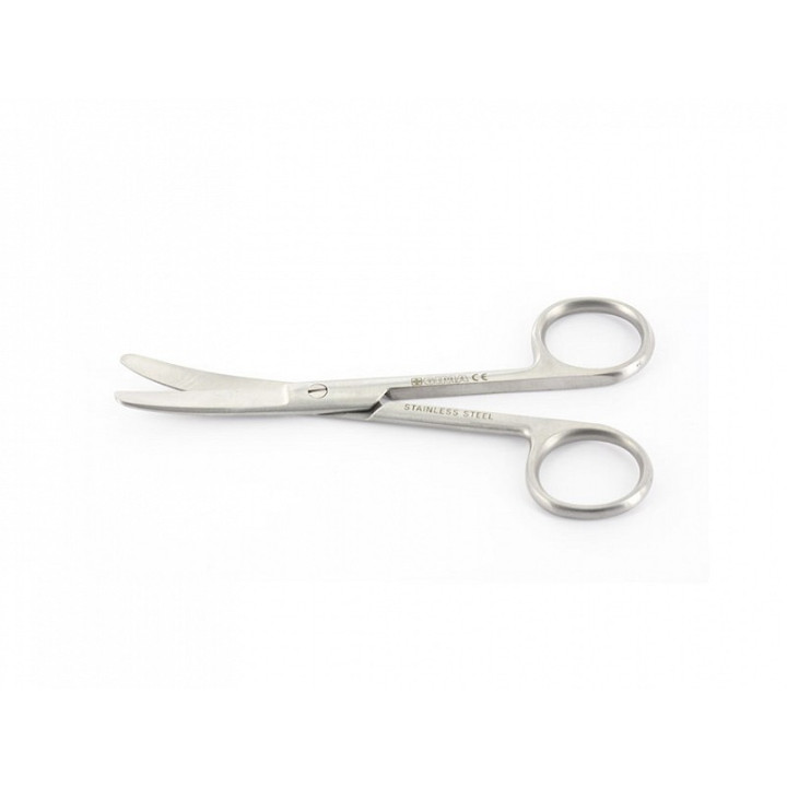 Gebogene Schere – stumpfe Spitzen – 11,5 cm