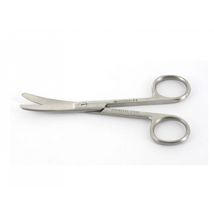 Gebogene Schere – stumpfe Spitzen – 16 cm
