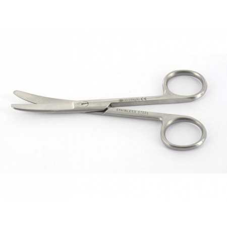 Curved scissors - blunt tips - 18 cm