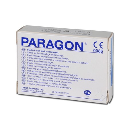 Lamele Paragon scalpel nr.10 - sterile de unică folosință - pachet. 100 de unități.