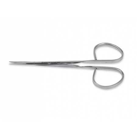 Ribbon suture scissors - straight - 12 cm