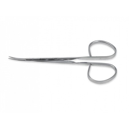 Ciseaux de suture en ruban - courbés - 12 cm