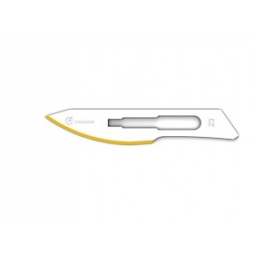 Rozsdamentes acél gyémánt pengék no. 23 - steril - csomag 100 db.