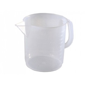 Flacon gradué 1 000 ml - plastique