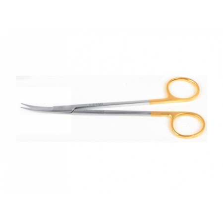 Tijeras kelly c.t. - curvo - agudo - 16 cm