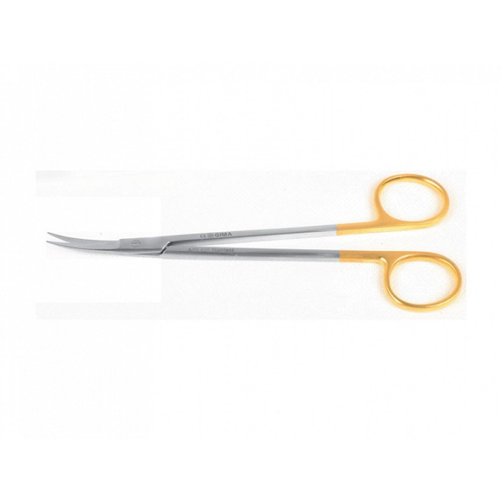 Kelly-Schere mit Hartmetall, gebogen, spitz – 16 cm