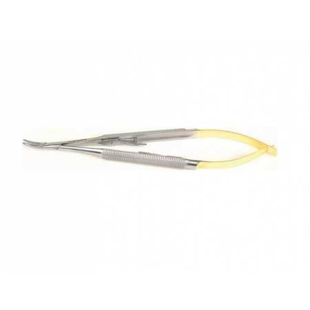 Barraquer micro ct- needle holder - 13 cm - smooth tips