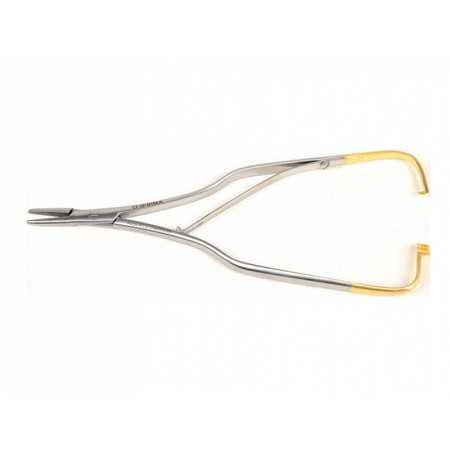 Porte-aiguille à friser ct - droit - 16 cm - pointes lisses