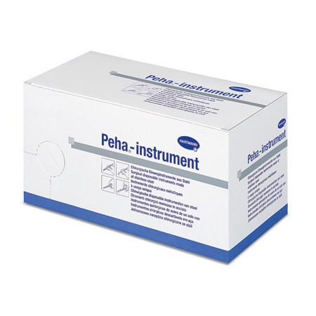 Peha 991010 curette - lingură ascuțită cu capete duble - 16,5 cm - pachet 25 de bucăți.