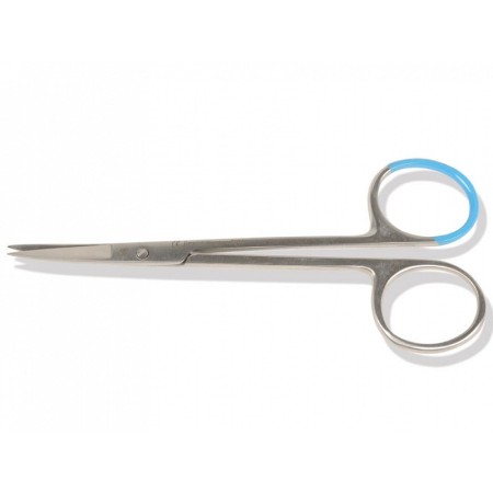Irisschere sterile sharp tips - gebogen - 11,5 cm - packung 25 stk.