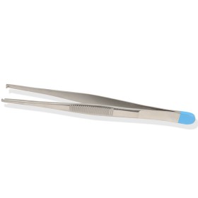 Sterile surgical dressing forceps - straight - 13 cm, 1x2 teeth - pkg. 25 pcs.