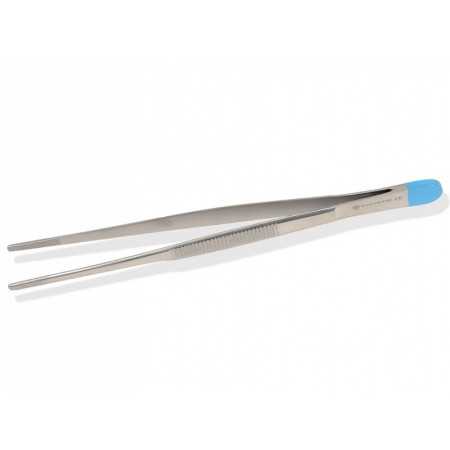 Pinza medicazione anatomica sterile - retta - 16 cm - conf. 25 pz.