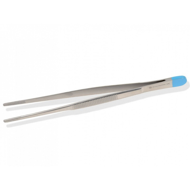 Sterile anatomical dressing forceps - straight - 16 cm - pack of 25 pcs.