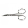 Nožnice na kutikulu - zakrivené - 9,5 cm